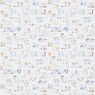 Фото Обои с рисунком - Детский рисунок - стиль Английская классика - Белые - Купить в Интернет-магазине