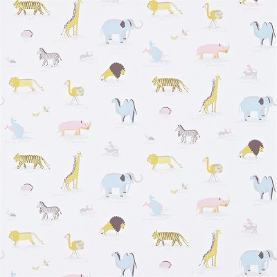 Фото Обои с рисунком - Детский рисунок - стиль Английская классика - Белые - Купить в Интернет-магазине