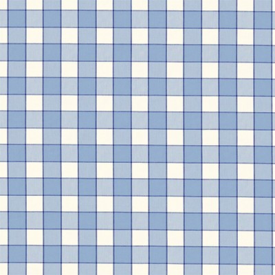 Фото Ткань портьерная с рисунком - Клетка - стиль Английский - Голуба - Купить в Интернет-магазине