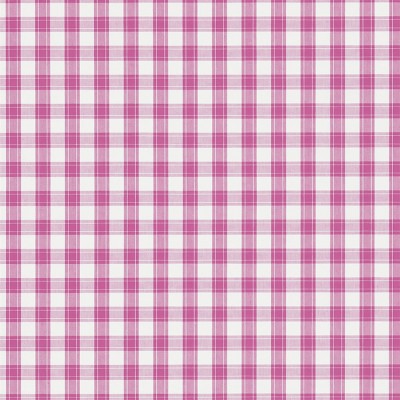 Фото Ткань портьерная с рисунком - Клетка - стиль Английский - Малиновая - Купить в Интернет-магазине