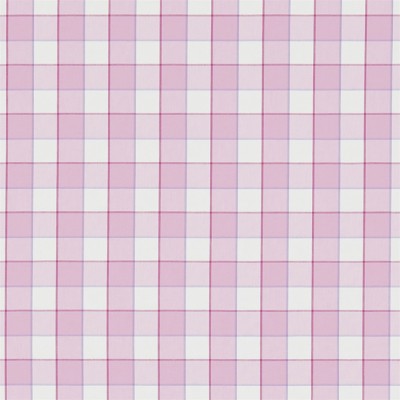 Фото Ткань портьерная с рисунком - Клетка - стиль Английский - Розовая - Купить в Интернет-магазине