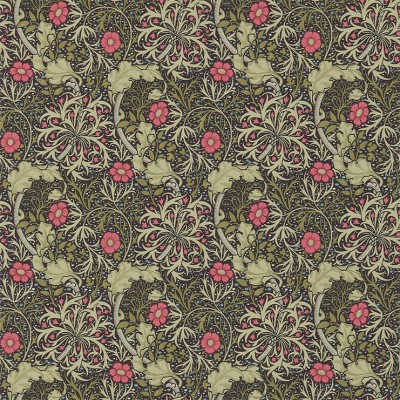 Фото Обои с рисунком - Растение - стиль Английская классика - Черные - Купить в Интернет-магазине