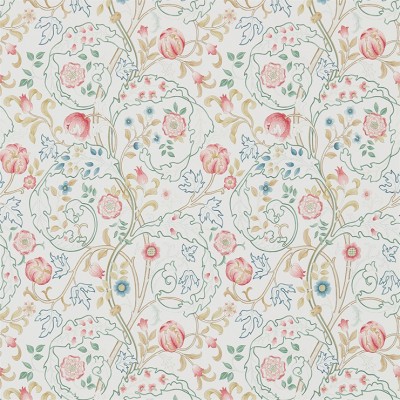 Фото Обои с рисунком - Растение - стиль Английская классика - Белые - Купить в Интернет-магазине