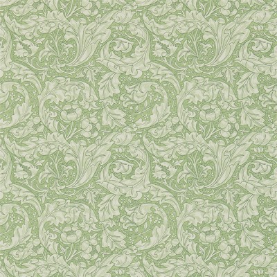 Фото Обои с рисунком - Завиток - стиль Английская классика - Зеленые - Купить в Интернет-магазине