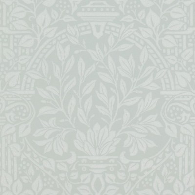 Фото Обои с рисунком - Дамаск - стиль Английская классика - Серые - Купить в Интернет-магазине