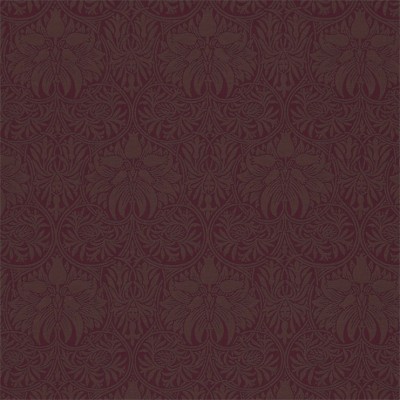 Фото Ткань портьерная с рисунком - Орнамент - стиль Английский - Малиновый - Купить в Интернет-магазине