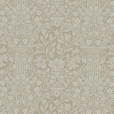 Фото Ткань портьерная с рисунком - Орнамент - стиль Английский - Светло-коричневый - Купить в Интернет-магазине