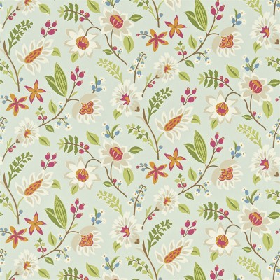 Фото Ткань портьерная с рисунком - Цветы - стиль Английский - Купить в Интернет-магазине