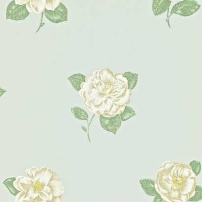 Фото Обои с рисунком - Цветы - стиль Английская классика - Голубы - Купить в Интернет-магазине