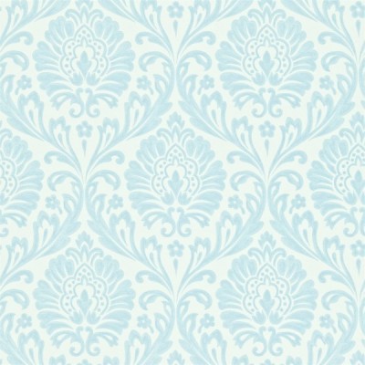 Фото Обои с рисунком - Дамаск - стиль Английская классика - Голубы - Купить в Интернет-магазине