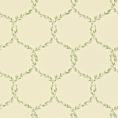 Фото Обои с рисунком - Орнамент - стиль Английская классика - Кремовые - Купить в Интернет-магазине
