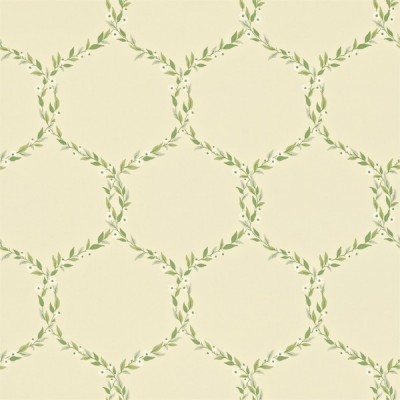 Фото Обои с рисунком - Орнамент - стиль Английская классика - Бежевые - Купить в Интернет-магазине