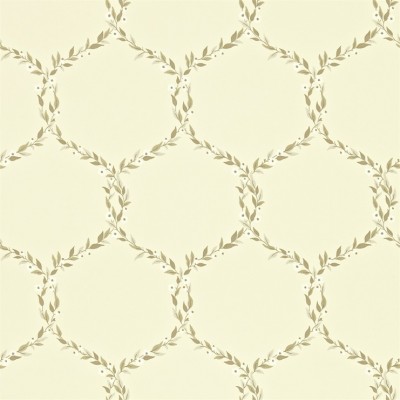 Фото Обои с рисунком - Орнамент - стиль Английская классика - Кремовые - Купить в Интернет-магазине