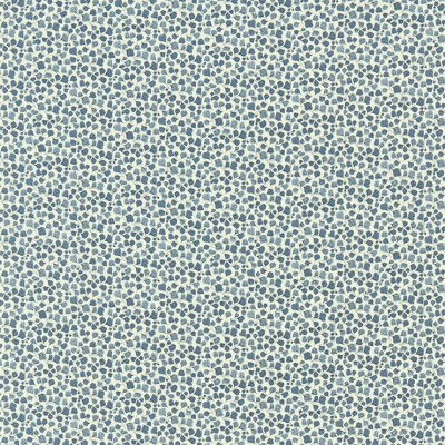 Фото Ткань портьерная с рисунком - Мелкий принт - стиль Английский - Синий - Купить в Интернет-магазине