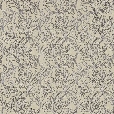 Фото Ткань портьерная с рисунком - Орнамент - стиль Английский - Светло-серый - Купить в Интернет-магазине