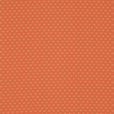 Фото Ткань портьерная с рисунком - Мелкий принт - стиль Английский - Оранжевый - Купить в Интернет-магазине