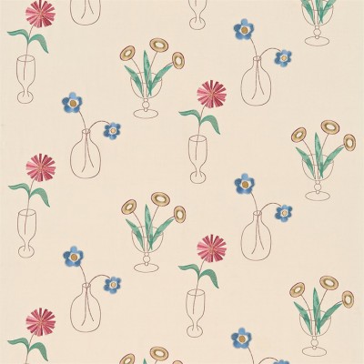 Фото Ткань портьерная с рисунком - Цветы - стиль Английский - Купить в Интернет-магазине