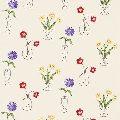 Фото Ткань портьерная с рисунком - Цветы - стиль Английский - Купить в Интернет-магазине