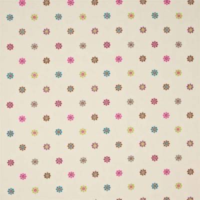 Фото Ткань портьерная с рисунком - Мелкий принт - стиль Английский - Кремовый - Купить в Интернет-магазине