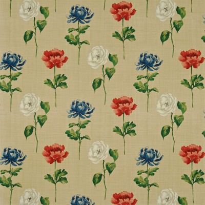 Фото Ткань портьерная с рисунком - Цветы - стиль Английский - Купить в Интернет-магазине