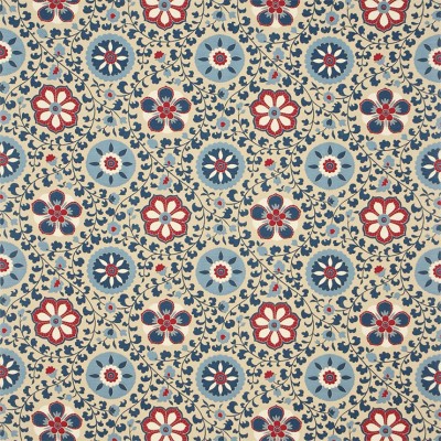 Фото Ткань портьерная с рисунком - Орнамент - стиль Английский - Кремовый - Купить в Интернет-магазине