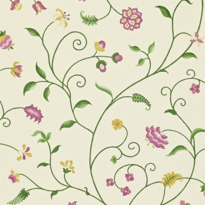 Фото Обои с рисунком - Завиток - стиль Английская классика - Кремовые - Купить в Интернет-магазине