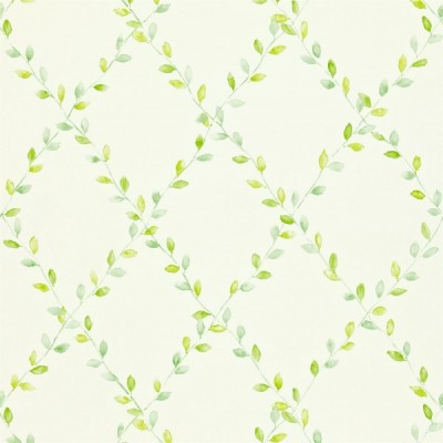 Фото Обои с рисунком - Клетка - стиль Английская классика - Зеленые - Купить в Интернет-магазине