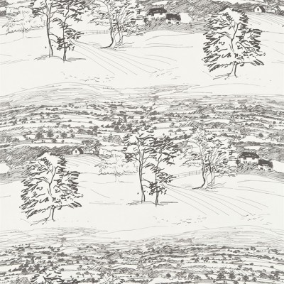 Фото Ткань тюлевая и вуаль - Ткань тюлевая с рисунком - стиль Английский - Белая - Купить в Интернет-магазине