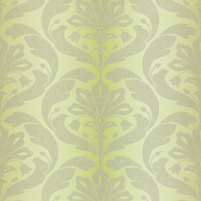 Фото Обои с рисунком - Дамаск - стиль Английская классика - Зеленые - Купить в Интернет-магазине