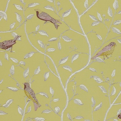 Фото Обои с рисунком - Анималистический принт - стиль Английская классика - Зеленые - Купить в Интернет-магазине