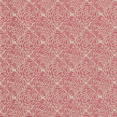 Фото Ткань портьерная с рисунком - Орнамент - стиль Английский - Розовый - Купить в Интернет-магазине