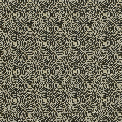 Фото Ткань портьерная с рисунком - Орнамент - стиль Английский - Черный - Купить в Интернет-магазине