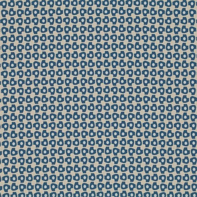 Фото Ткань портьерная с рисунком - Орнамент - стиль Английский - Синий - Купить в Интернет-магазине