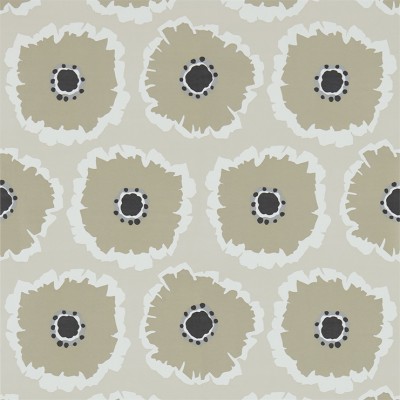 Фото Обои с рисунком - Цветы - стиль Английская классика - Серые - Купить в Интернет-магазине