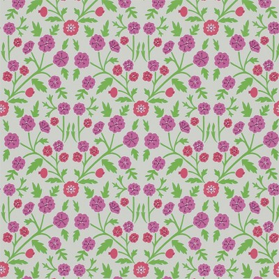 Фото Обои с рисунком - Цветы - стиль Английская классика - Серые - Купить в Интернет-магазине