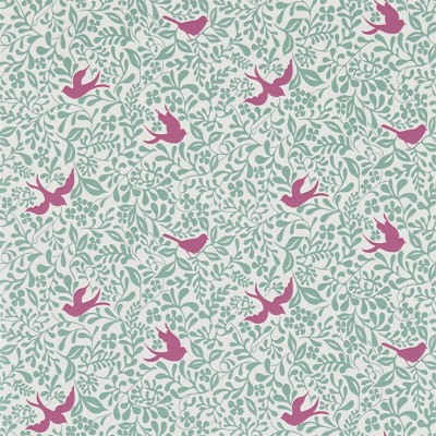 Фото Обои с рисунком - Анималистический принт - стиль Английская классика - Бирюзовые - Купить в Интернет-магазине