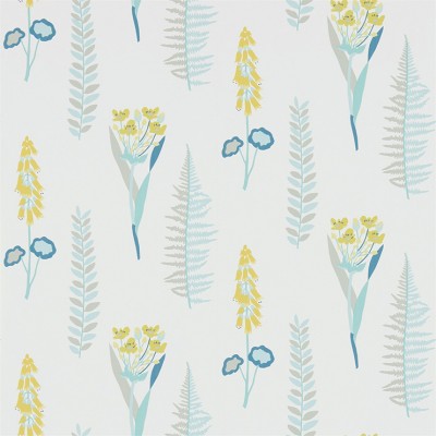 Фото Обои с рисунком - Растение - стиль Английская классика - Белые - Купить в Интернет-магазине