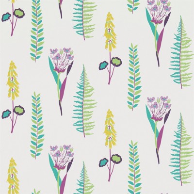 Фото Обои с рисунком - Растение - стиль Английская классика - Белые - Купить в Интернет-магазине