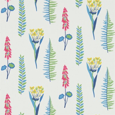 Фото Обои с рисунком - Растение - стиль Английская классика - Белые - Купить в Интернет-магазине