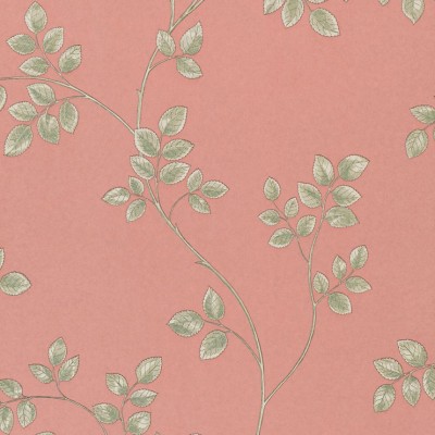 Фото Обои с рисунком - Растение - стиль Английская классика - Розовые - Купить в Интернет-магазине