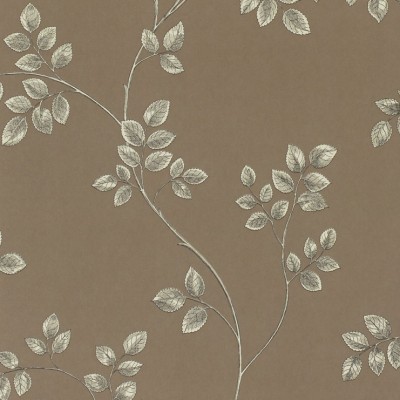 Фото Обои с рисунком - Растение - стиль Английская классика - Коричневые - Купить в Интернет-магазине