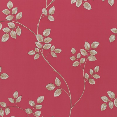 Фото Обои с рисунком - Растение - стиль Английская классика - Красные - Купить в Интернет-магазине