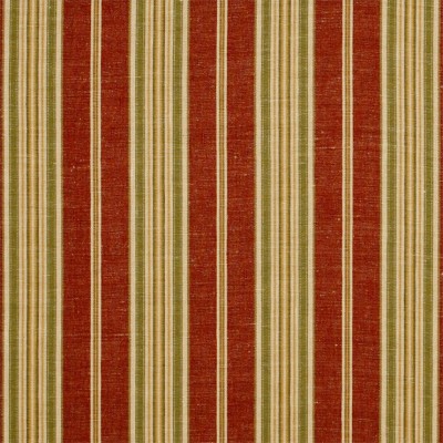 Фото Ткань портьерная с рисунком - Полоски - стиль Английский - Красные - Купить в Интернет-магазине