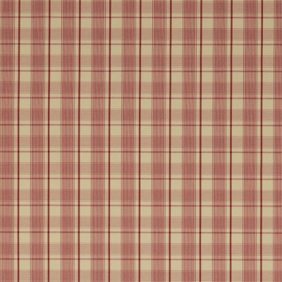 Фото Ткань портьерная с рисунком - Клетка - стиль Английский - Малиновая - Купить в Интернет-магазине