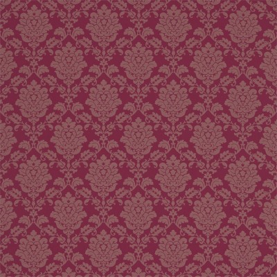 Фото Ткань портьерная с рисунком - Дамаск - стиль Английский - Малиновый - Купить в Интернет-магазине