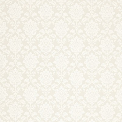 Фото Ткань портьерная с рисунком - Дамаск - стиль Английский - Белый - Купить в Интернет-магазине