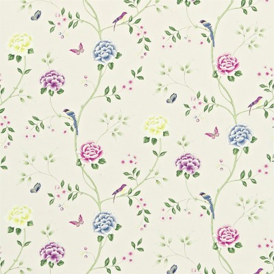 Фото Ткань портьерная с рисунком - Цветы - стиль Английский - Купить в Интернет-магазине