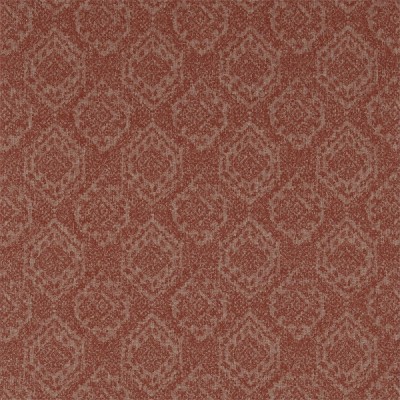 Фото Ткань портьерная с рисунком - Дамаск - стиль Английский - Красный - Купить в Интернет-магазине