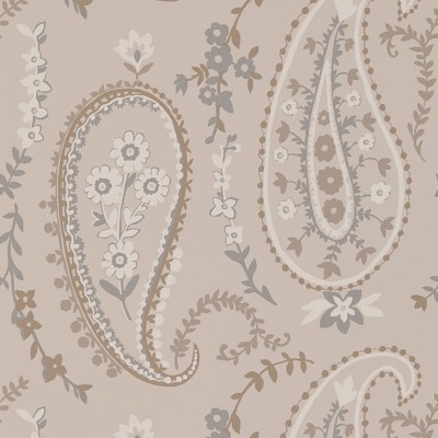 Фото Обои с рисунком - Пейсли - стиль Английская классика - Розовые - Купить в Интернет-магазине