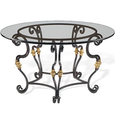 Фото Стол обеденный - стиль Флорида Дизайн - Для столовой - большие обеденные столы производства США - Art of casting - Wrought - Купить в Интернет-магазине